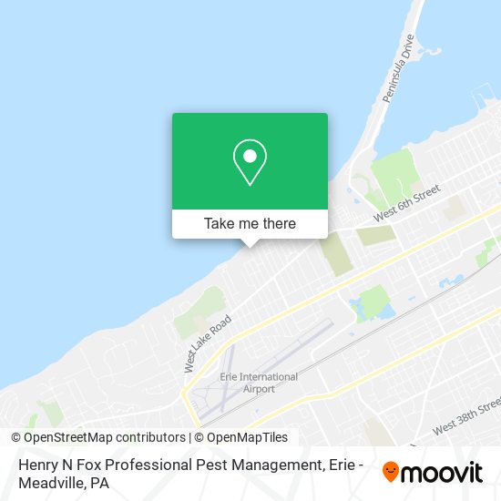 Henry N Fox Professional Pest Management map