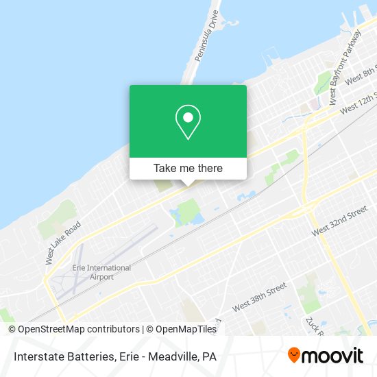 Interstate Batteries map