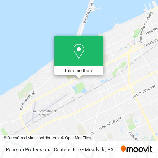 Mapa de Pearson Professional Centers