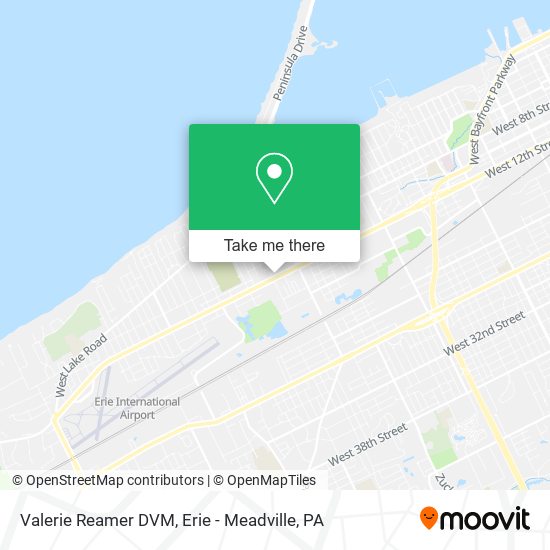 Mapa de Valerie Reamer DVM