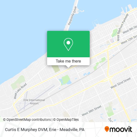 Curtis E Murphey DVM map