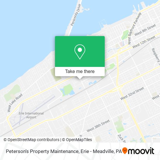 Peterson's Property Maintenance map