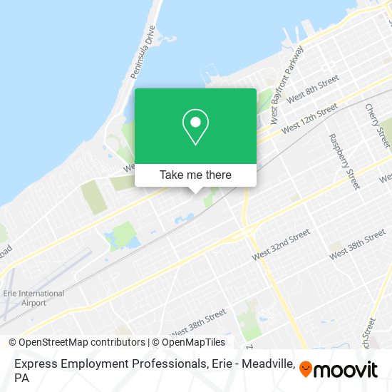 Express Employment Professionals map