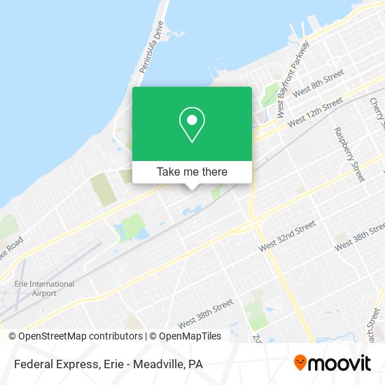 Federal Express map