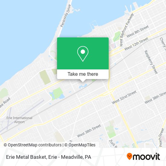 Erie Metal Basket map