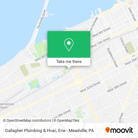 Gallagher Plumbing & Hvac map