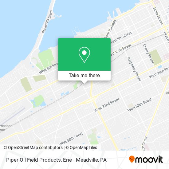 Piper Oil Field Products map