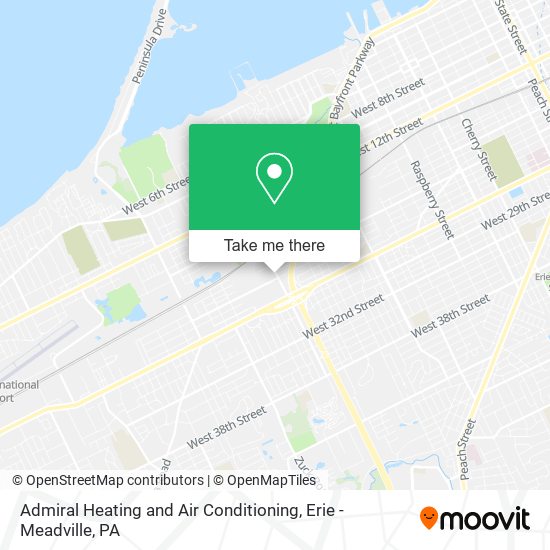 Admiral Heating and Air Conditioning map