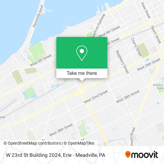 W 23rd St Building 2024 map