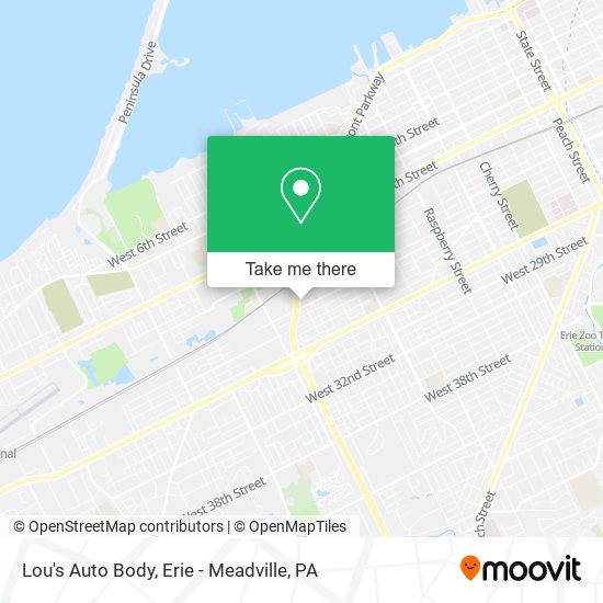 Mapa de Lou's Auto Body