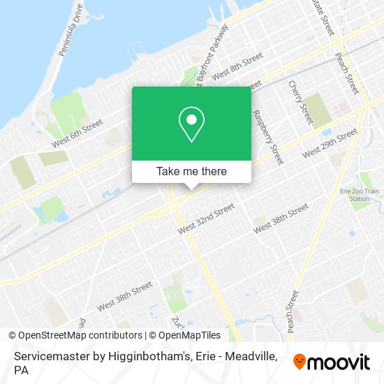 Mapa de Servicemaster by Higginbotham's