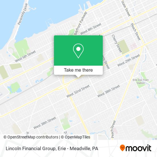 Mapa de Lincoln Financial Group