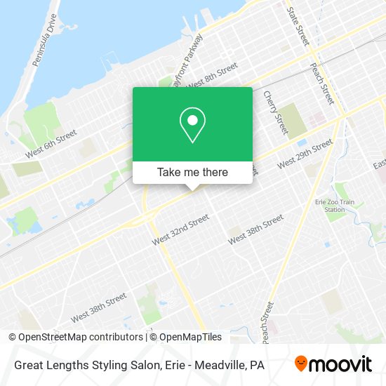 Great Lengths Styling Salon map