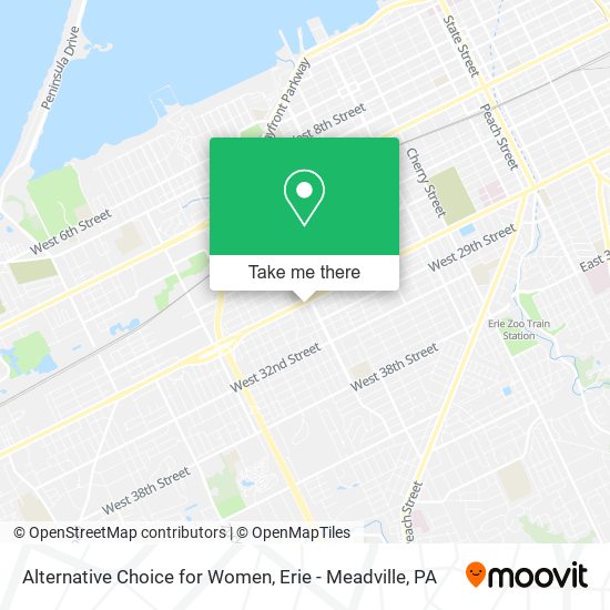 Mapa de Alternative Choice for Women