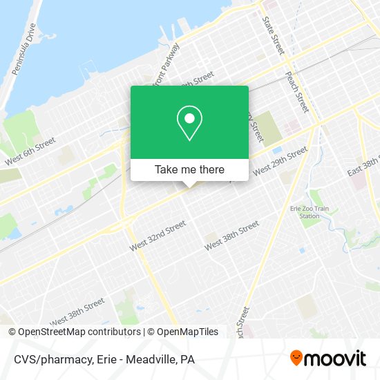 Mapa de CVS/pharmacy