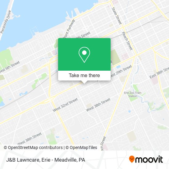 J&B Lawncare map