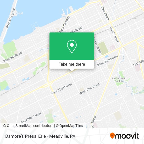 Mapa de Damore's Press