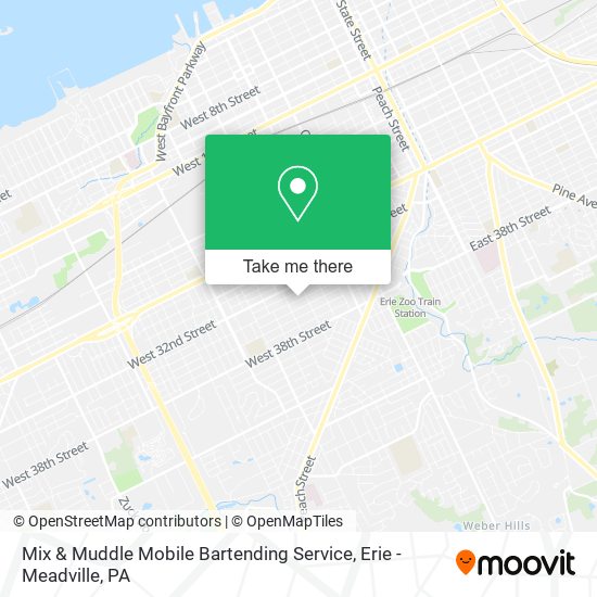 Mapa de Mix & Muddle Mobile Bartending Service