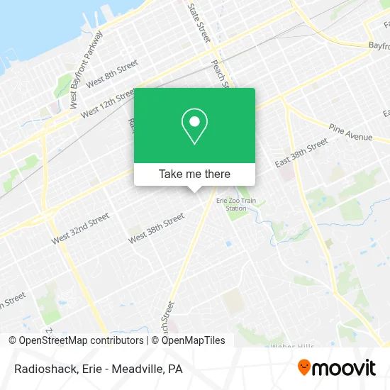 Radioshack map