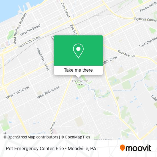 Mapa de Pet Emergency Center