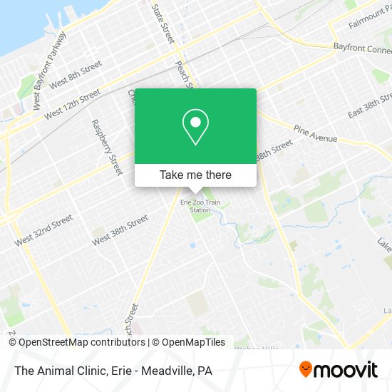 The Animal Clinic map