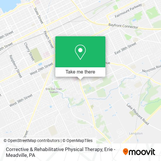 Corrective & Rehabilitative Physical Therapy map