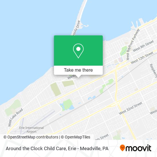 Around the Clock Child Care map