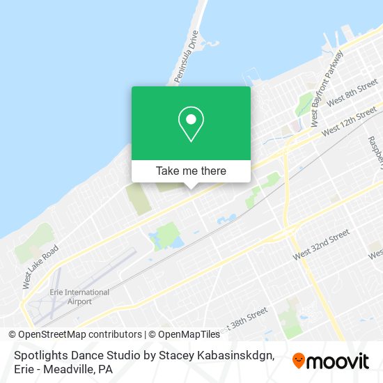 Mapa de Spotlights Dance Studio by Stacey Kabasinskdgn