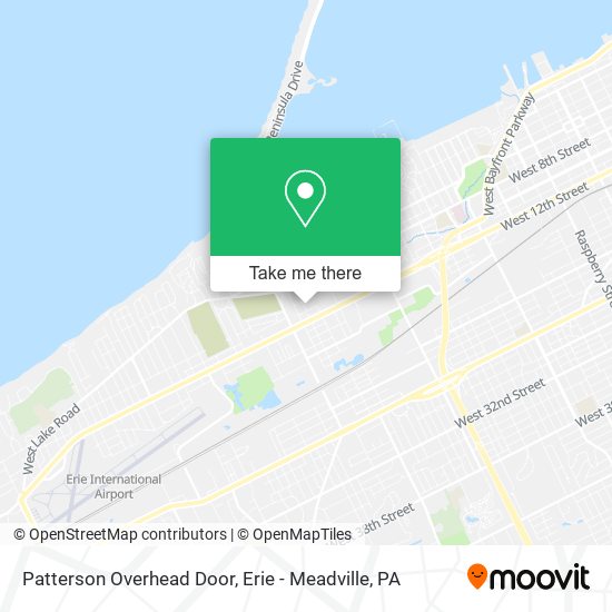 Patterson Overhead Door map