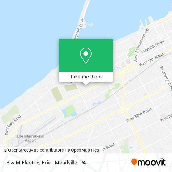 B & M Electric map