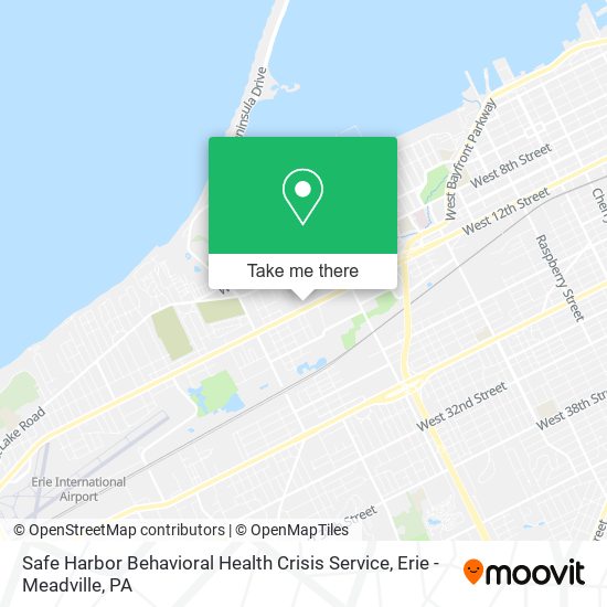 Safe Harbor Behavioral Health Crisis Service map
