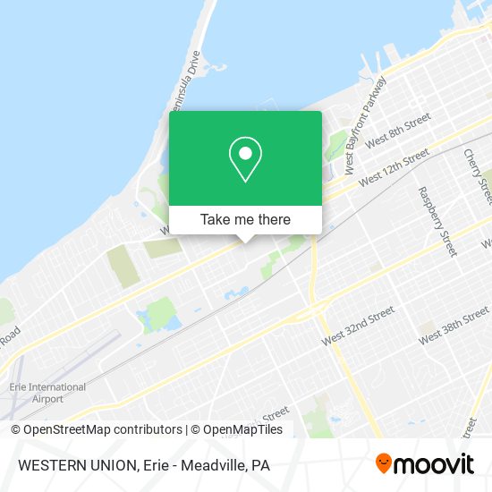 WESTERN UNION map