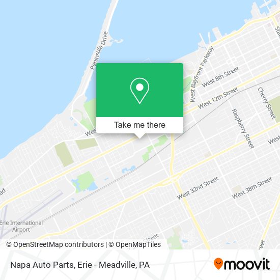 Napa Auto Parts map