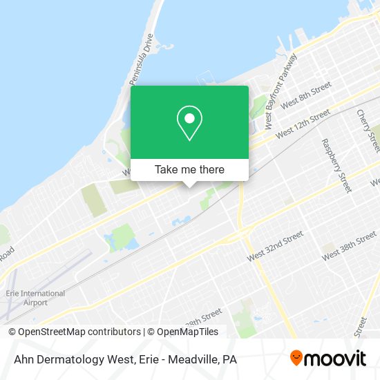 Mapa de Ahn Dermatology West