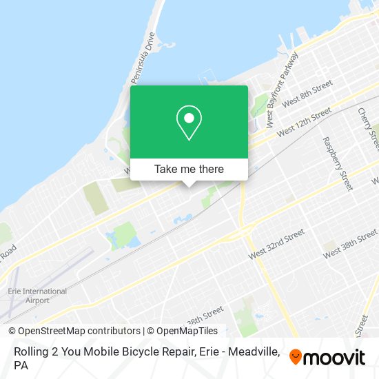 Rolling 2 You Mobile Bicycle Repair map