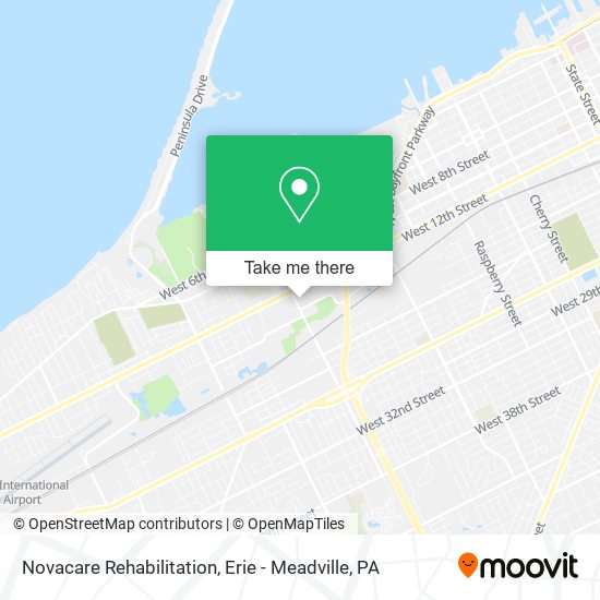 Novacare Rehabilitation map