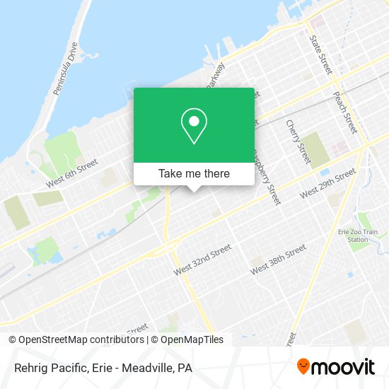 Rehrig Pacific map