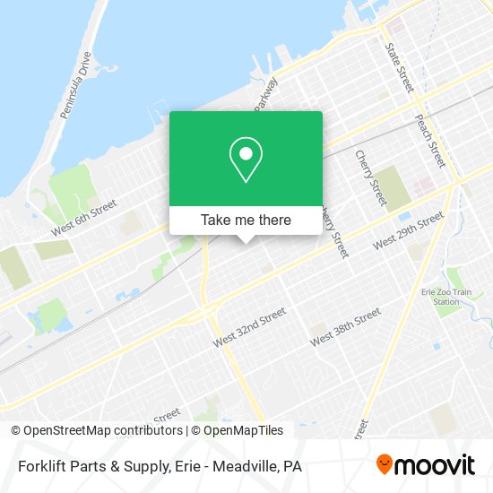 Forklift Parts & Supply map