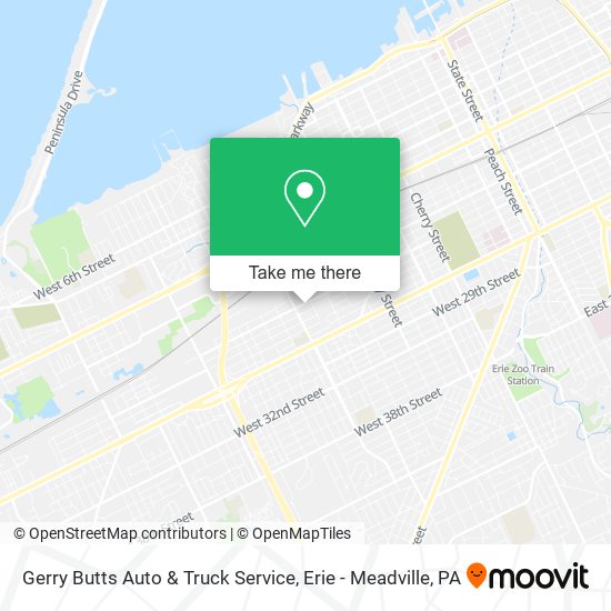 Mapa de Gerry Butts Auto & Truck Service