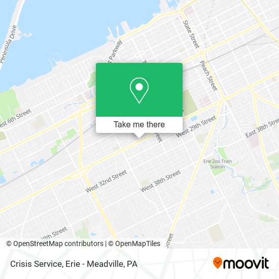 Crisis Service map