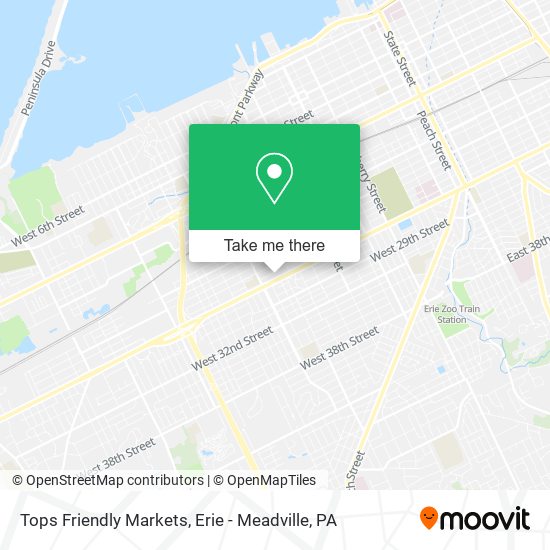 Tops Friendly Markets map