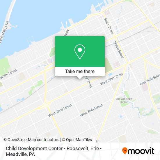 Child Development Center - Roosevelt map