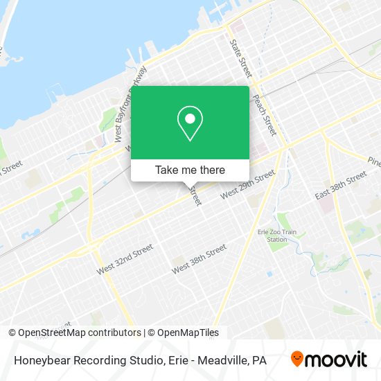 Mapa de Honeybear Recording Studio