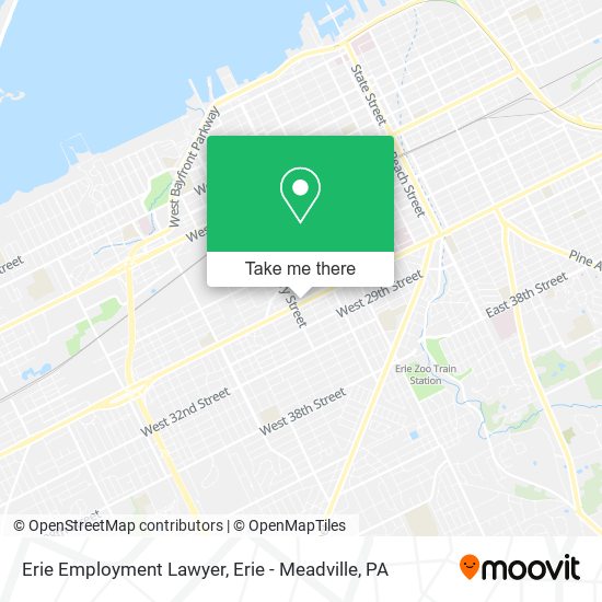 Mapa de Erie Employment Lawyer