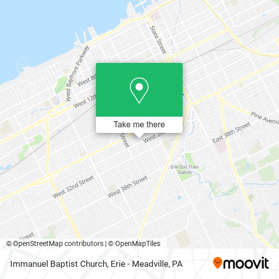 Immanuel Baptist Church map