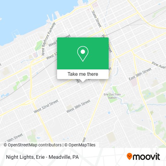 Night Lights map