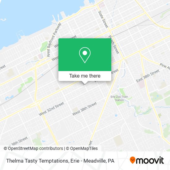 Thelma Tasty Temptations map
