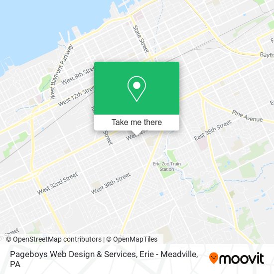 Pageboys Web Design & Services map