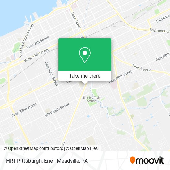 HRT Pittsburgh map