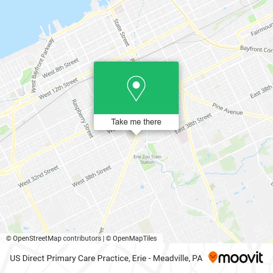 US Direct Primary Care Practice map